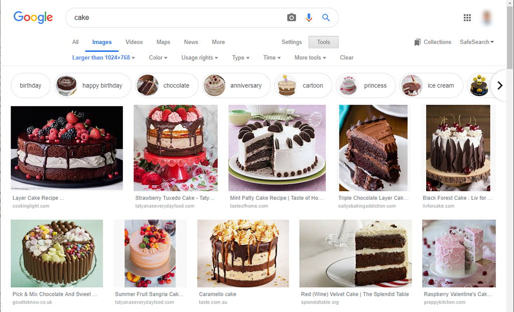 Google képkeresési trükkök-tippek - adott méretű képek keresése