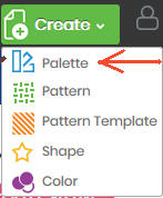 Create palette