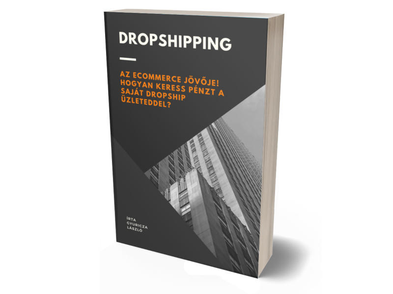 Dropshipping ebook borítója
