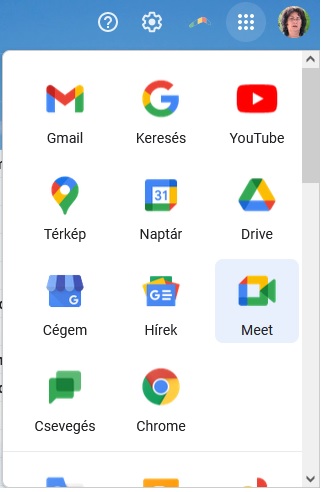 Google fiók szolgáltatásai a Gmail fiókból