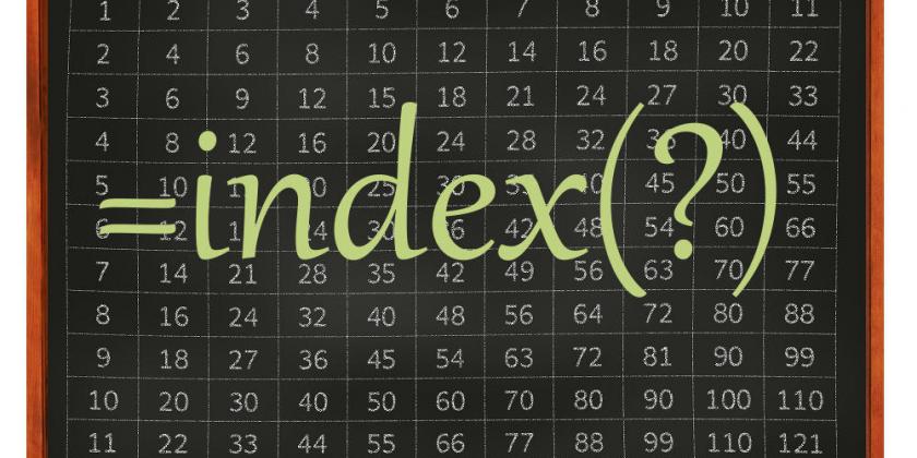 Excel index() függvény Excel index() függvény